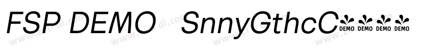 FSP DEMO   SnnyGthcC字体转换